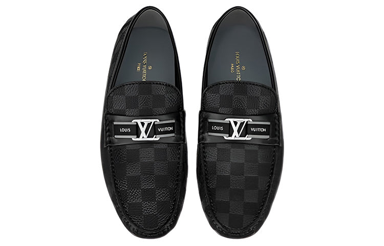 LV Hockenheim Moccasin Shoes 'Black' 1A8INL #