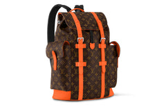 LV Christopher MM Monogram Macassar Canvas 'Brown Orange' M46814 #