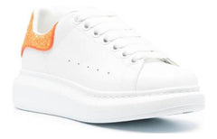 (WMNS) AMC Oversized Sneaker 'White Orange Glitter' 718239WIDJD8825 #