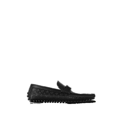 LV Hockenheim Moccasin Shoes 'Black Minimonogram' 1ABM4R #