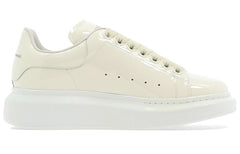 (WMNS) AMC Glossy Low-Top Sneakers 'Cream White' 718130WIA347904 #