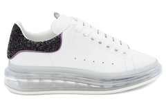 (WMNS) AMC Clear Sole Oversized Sneaker 'White Black Sequins' 621718WHZ429926 #