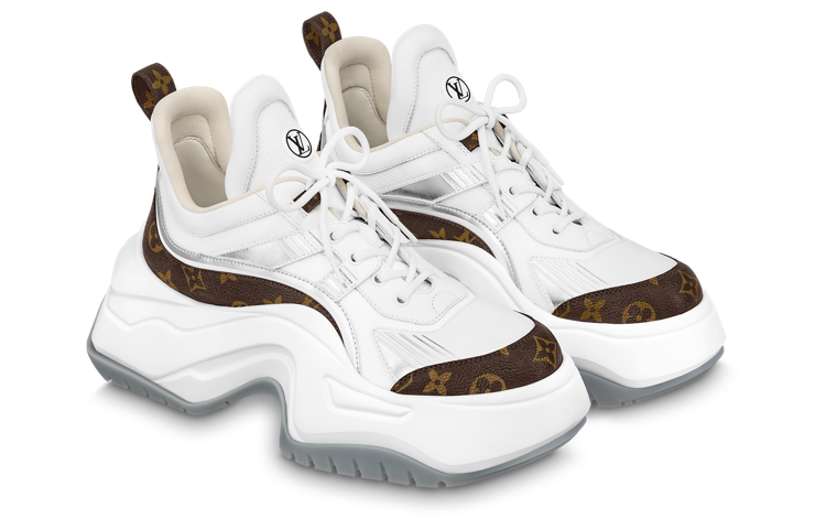 LV Archlight 2.0 Platform Sneakers 'White Brown Monogram' 1ABIHL #