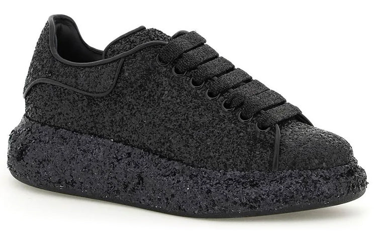 (WMNS) AMC Larry Oversize Glittered Sneakers 'Black' 708072W4JF81000 #