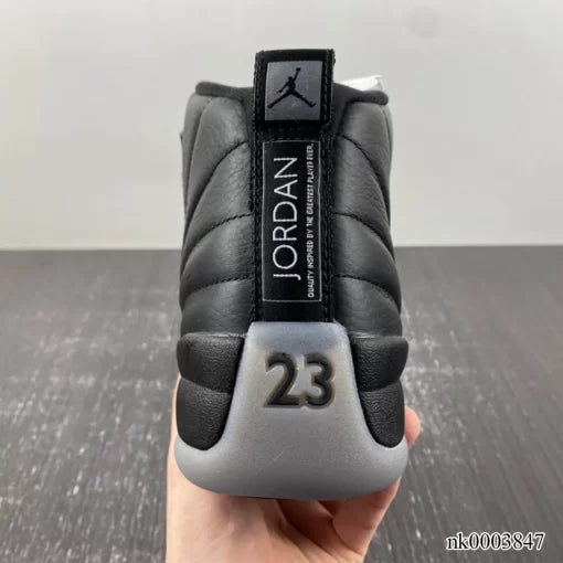 AJ 12 Black/Wolf Grey Shoes Sneakers