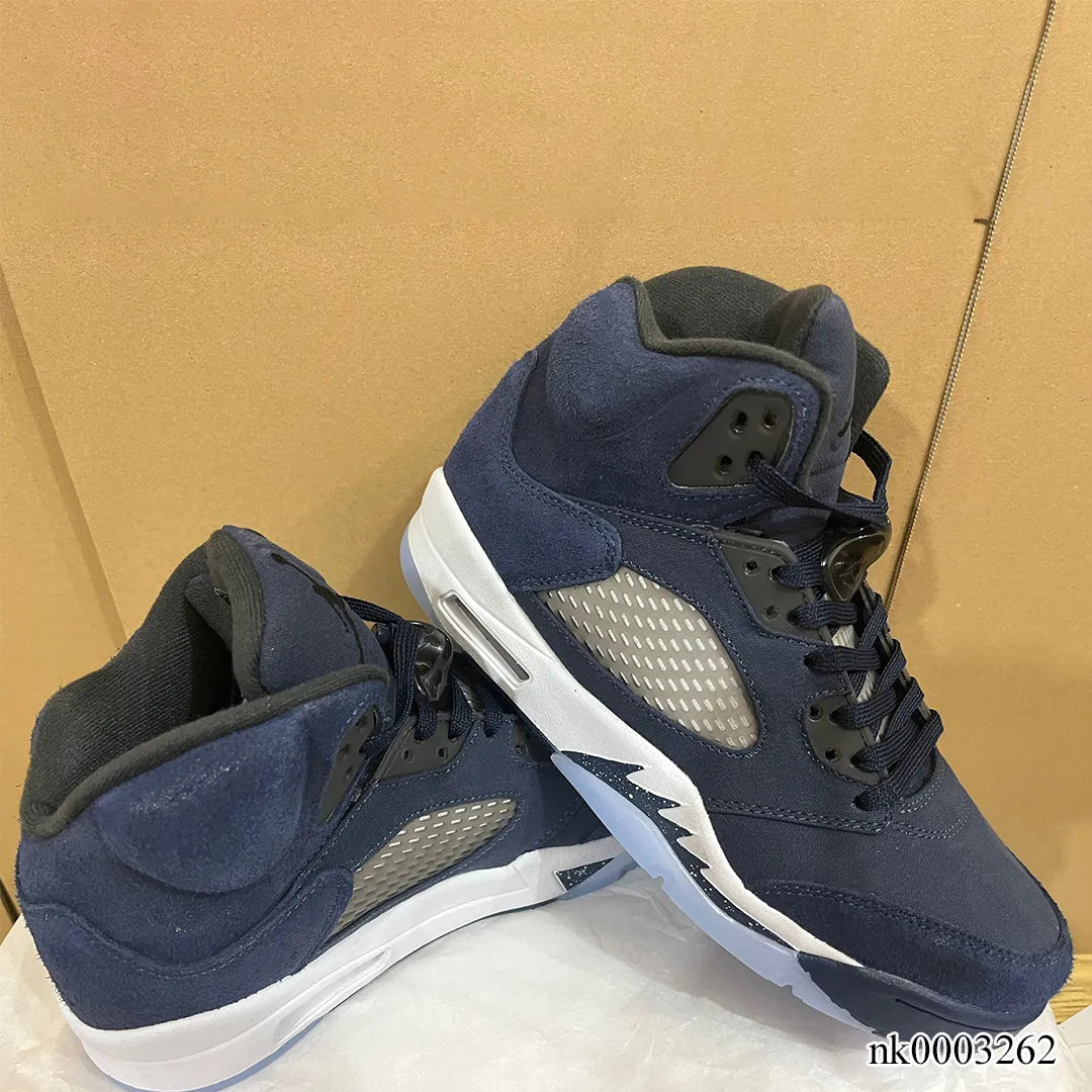 Nike Air Jordan 5 Midnight Navy Shoes Sneakers