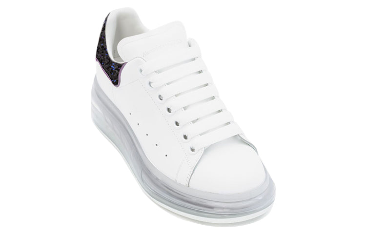 (WMNS) AMC Clear Sole Oversized Sneaker 'White Black Sequins' 621718WHZ429926 #