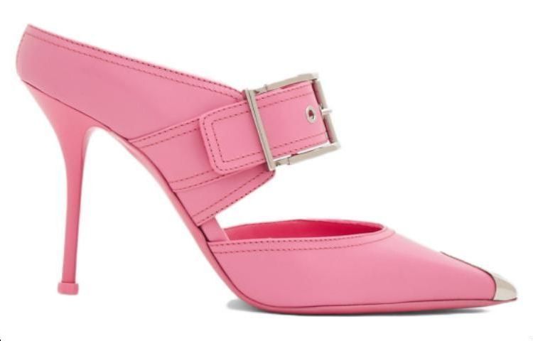 (WMNS) AMC Punk Buckle Mules 'Pink' 733183WHSWD5482 #