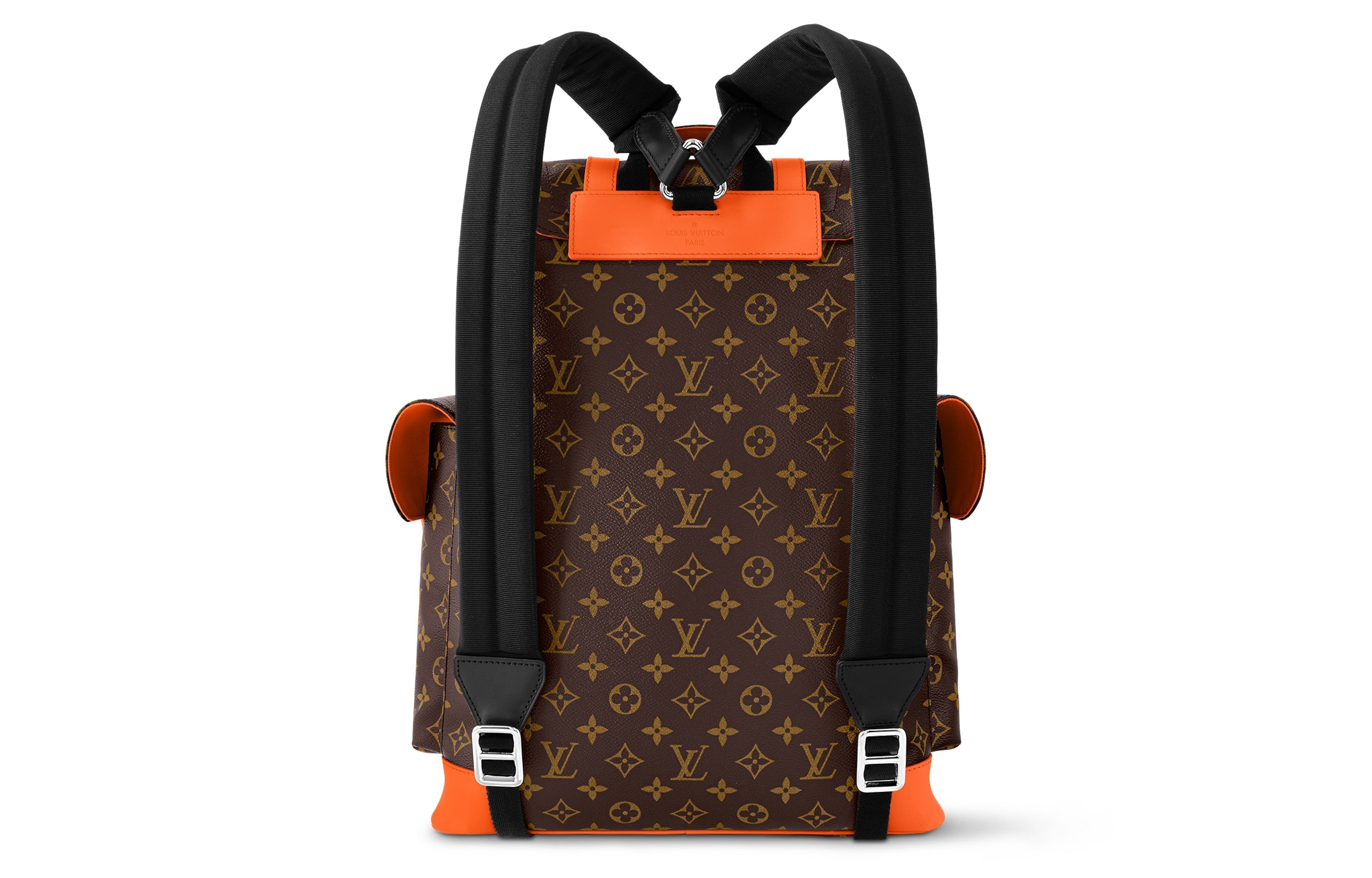 LV Christopher MM Monogram Macassar Canvas 'Brown Orange' M46814 #