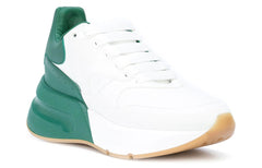 (WMNS) AMC Oversized Runner Low Top Leather Sneakers with Mesh 'White Green' 533709WHRU39463 #