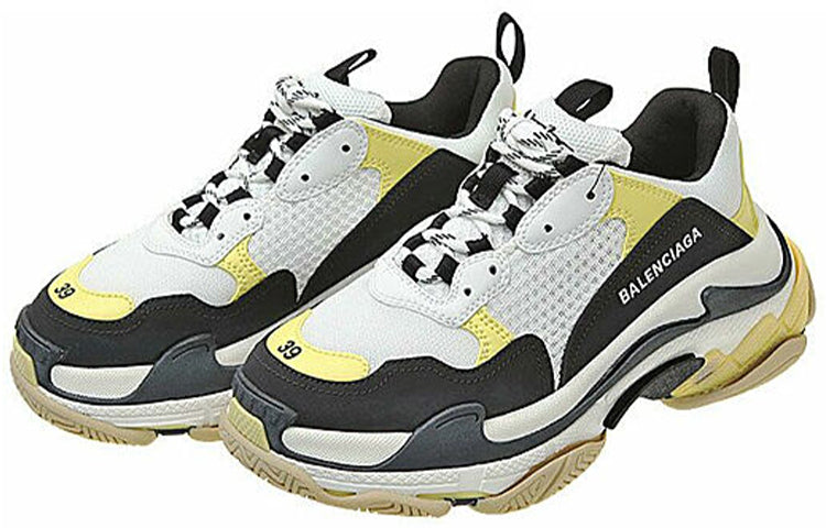 Balenciaga Triple S Sneaker 'Yellow Black' 536737W09OM1023 #