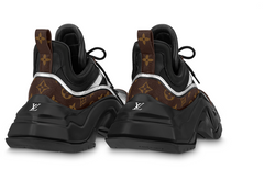 LV Archlight 2.0 Platform Sneakers 'Black White with Brown Monogram' 1ABIHC #