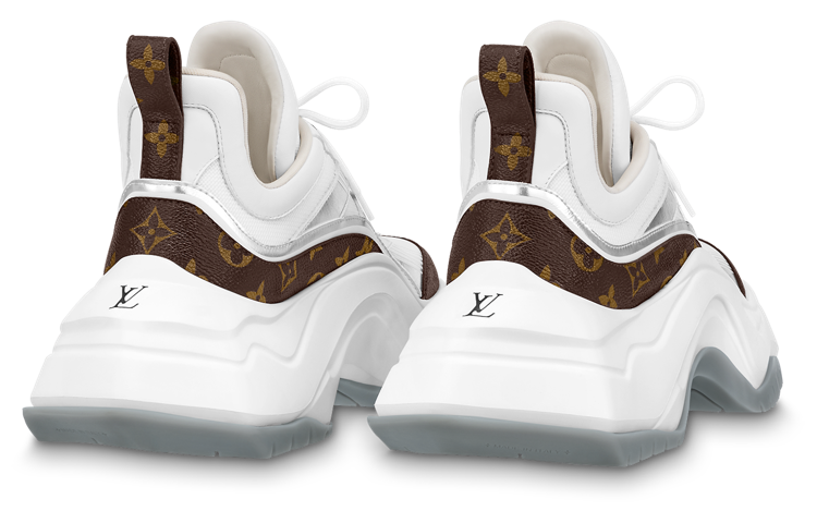 LV Archlight 2.0 Platform Sneakers 'White Brown Monogram' 1ABIHL #