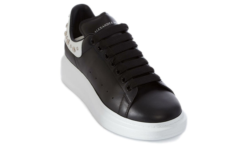 AMC Oversized Studded Leather Sneakers 'Black' 485246WHGP51070 #