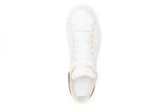 (WMNS) AMC Oversized Leather Sneakers 'White Black' 733003WHJE58808 #