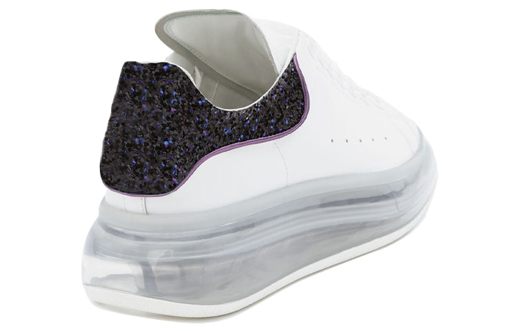 (WMNS) AMC Clear Sole Oversized Sneaker 'White Black Sequins' 621718WHZ429926 #