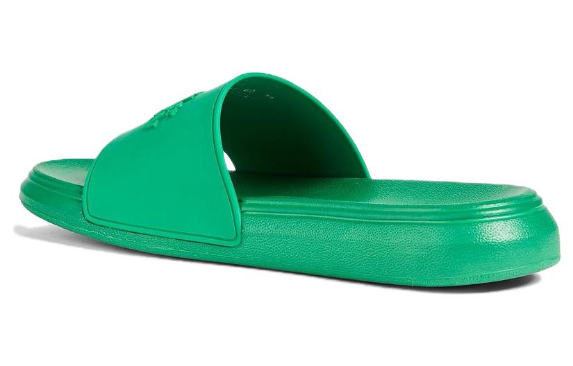 (WMNS) AMC Embossed Rubber Slides 'Green' 666983W4QS03115 #