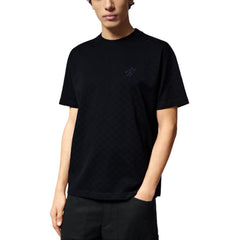 LV Damier Cotton Pique T-Shirt 'Black' 1AFRAL #