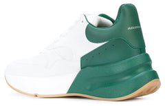 (WMNS) AMC Oversized Runner Low Top Leather Sneakers with Mesh 'White Green' 533709WHRU39463 #