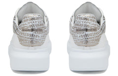 AMC Oversized Sneakers 'White Silver' 777220WIE9I9071 #