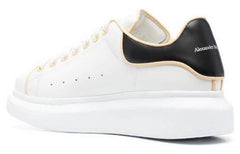 (WMNS) AMC Oversized Leather Sneakers 'White Black' 733003WHJE58808 #