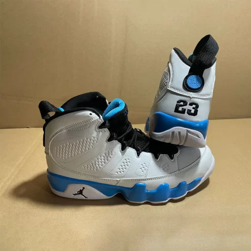 AJ 9 Powder Blue Sneakers