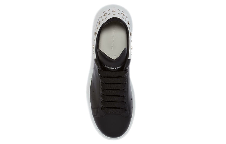 AMC Oversized Studded Leather Sneakers 'Black' 485246WHGP51070 #