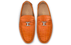 LV Hockenheim Moccasin Shoes 'Orange' 1A4U0Q #