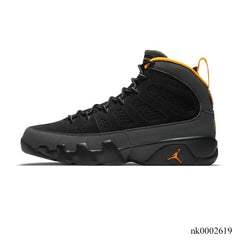 Air Jordan 9 Retro Dark Charcoal University Gold