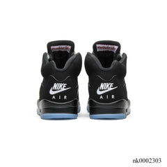 AJ 5 Retro Black Metallic Shoes Sneakers