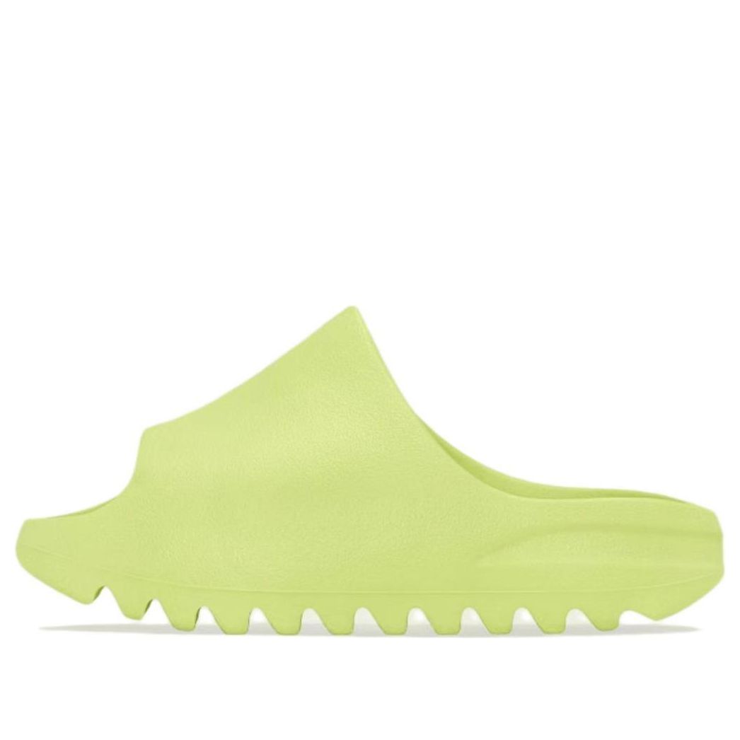 (GS) adidas Yeezy Slide 'Glow Green' 2022 HQ4116 #JFS