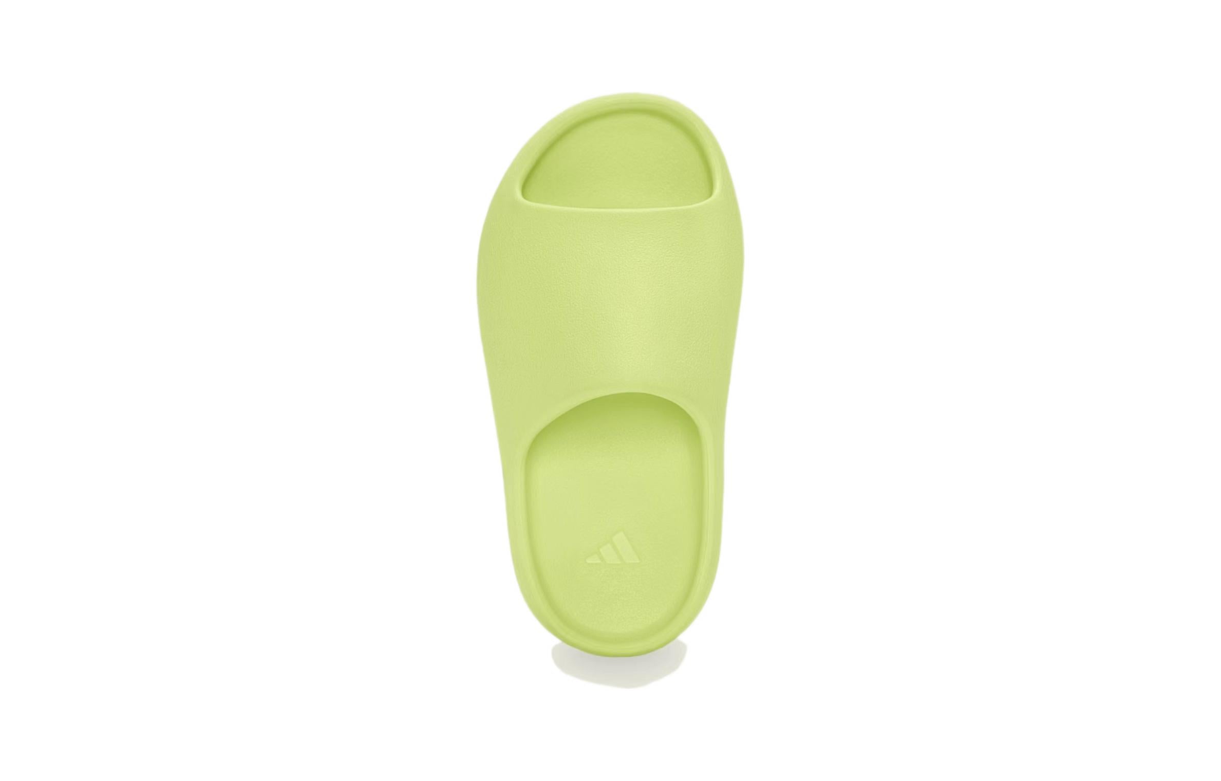 (GS) adidas Yeezy Slide 'Glow Green' 2022 HQ4116 #JFS