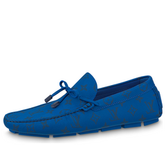 LV Driver Moccasin Shoes 'Blue Monogram' 1AAQ02 #