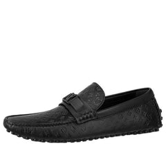 LV Hockenheim Moccasin Shoes 'Black Minimonogram' 1ABM4R #