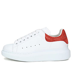 (WMNS) AMC Oversized Sneaker 'Red Embossed Suede Crocodile' 650788WHZ4K9294 #