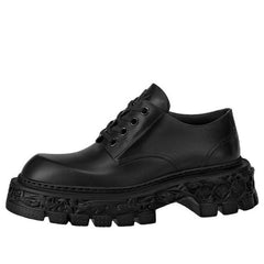 LV LV Platform Lace Up Loafers 'Black' 1AAHAT #