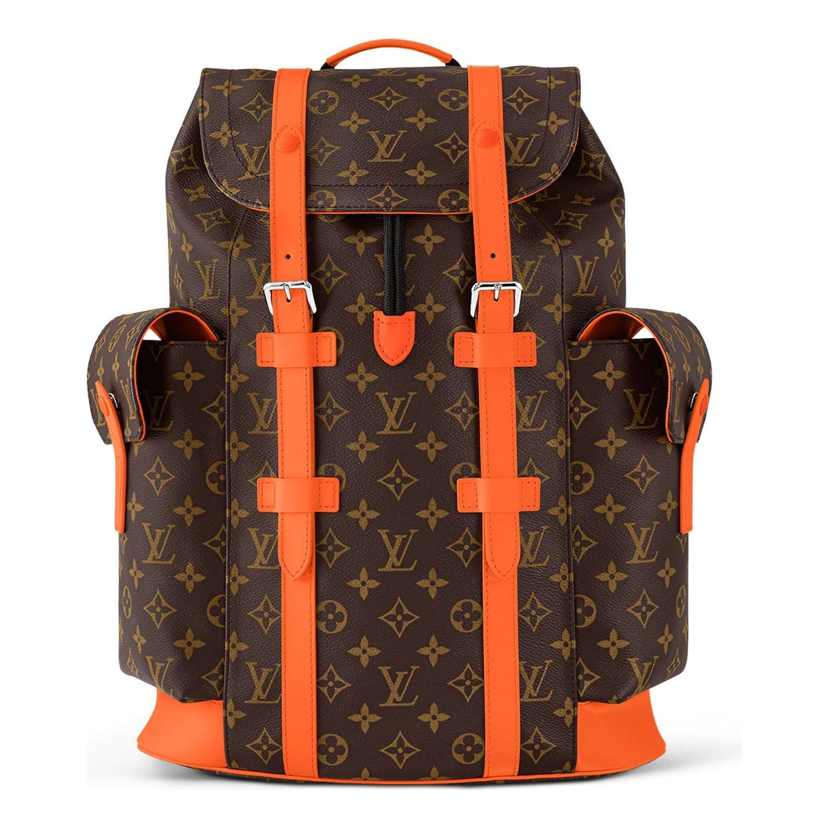 LV Christopher MM Monogram Macassar Canvas 'Brown Orange' M46814 #