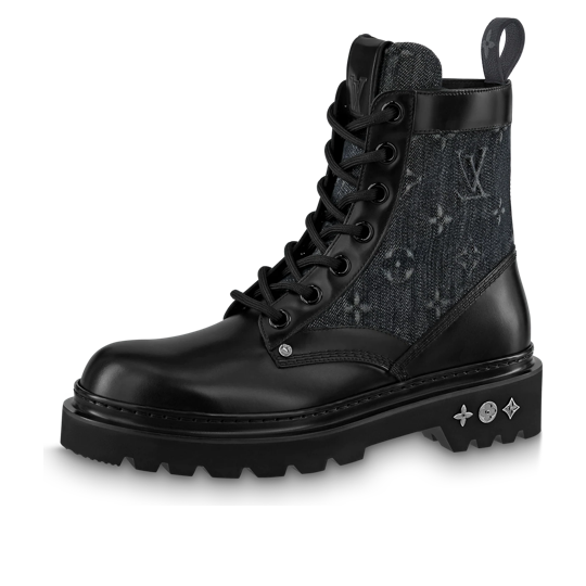 LV Fat Ranger Boots 'Black with Monogram' 1AANTF #