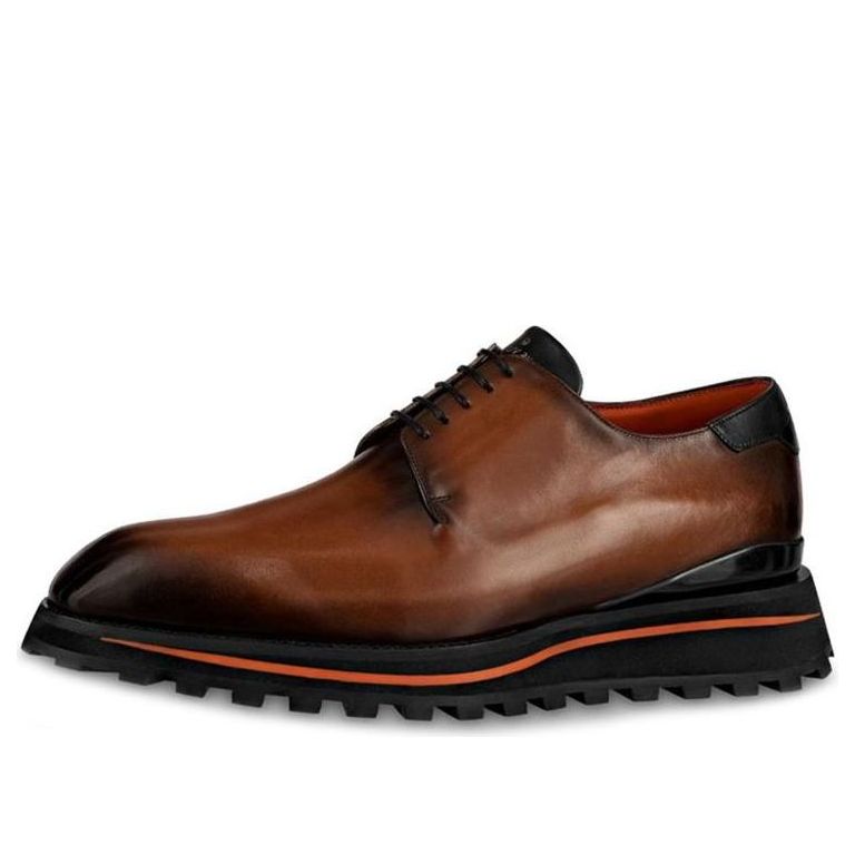 LV Derby Goncourt Shoes 'Cognac' 1A5Y5B #