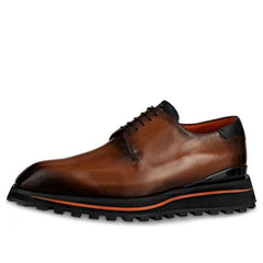 LV Derby Goncourt Shoes 'Cognac' 1A5Y5B #