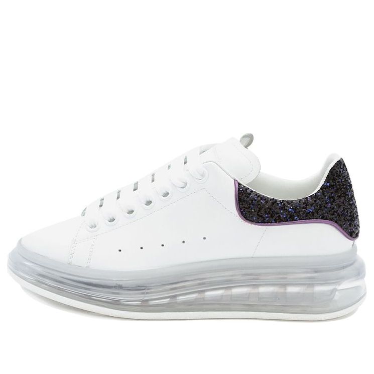 (WMNS) AMC Clear Sole Oversized Sneaker 'White Black Sequins' 621718WHZ429926 #