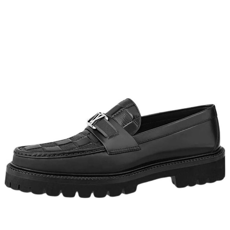 LV LV Major Loafers 'Black Crocodile' 1A9HXA #