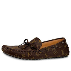 LV Arizona Moccasin Shoes 'Brown Logo Monogram' 1A3NCC #