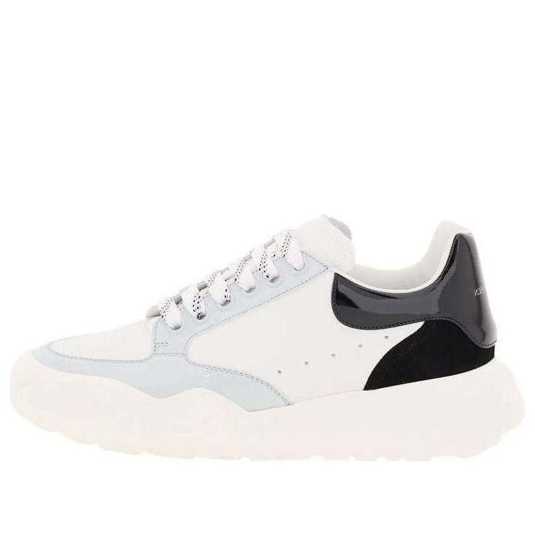 (WMNS) AMC Court Leather Sneakers 'White Black Grey' 708077WICDB8979 #