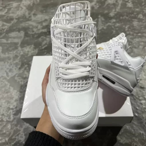 AJ 4 White Sneakers