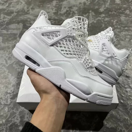 AJ 4 White Sneakers