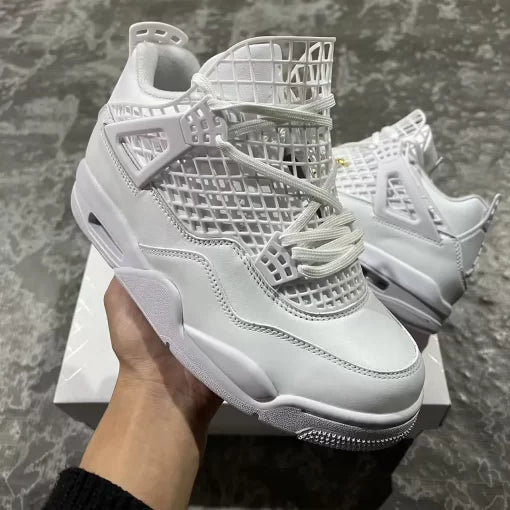 AJ 4 White Sneakers