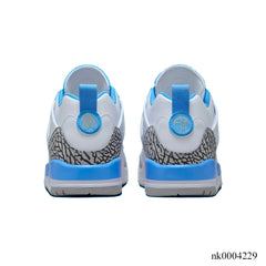 AJ Spizike Low UNC White Shoes