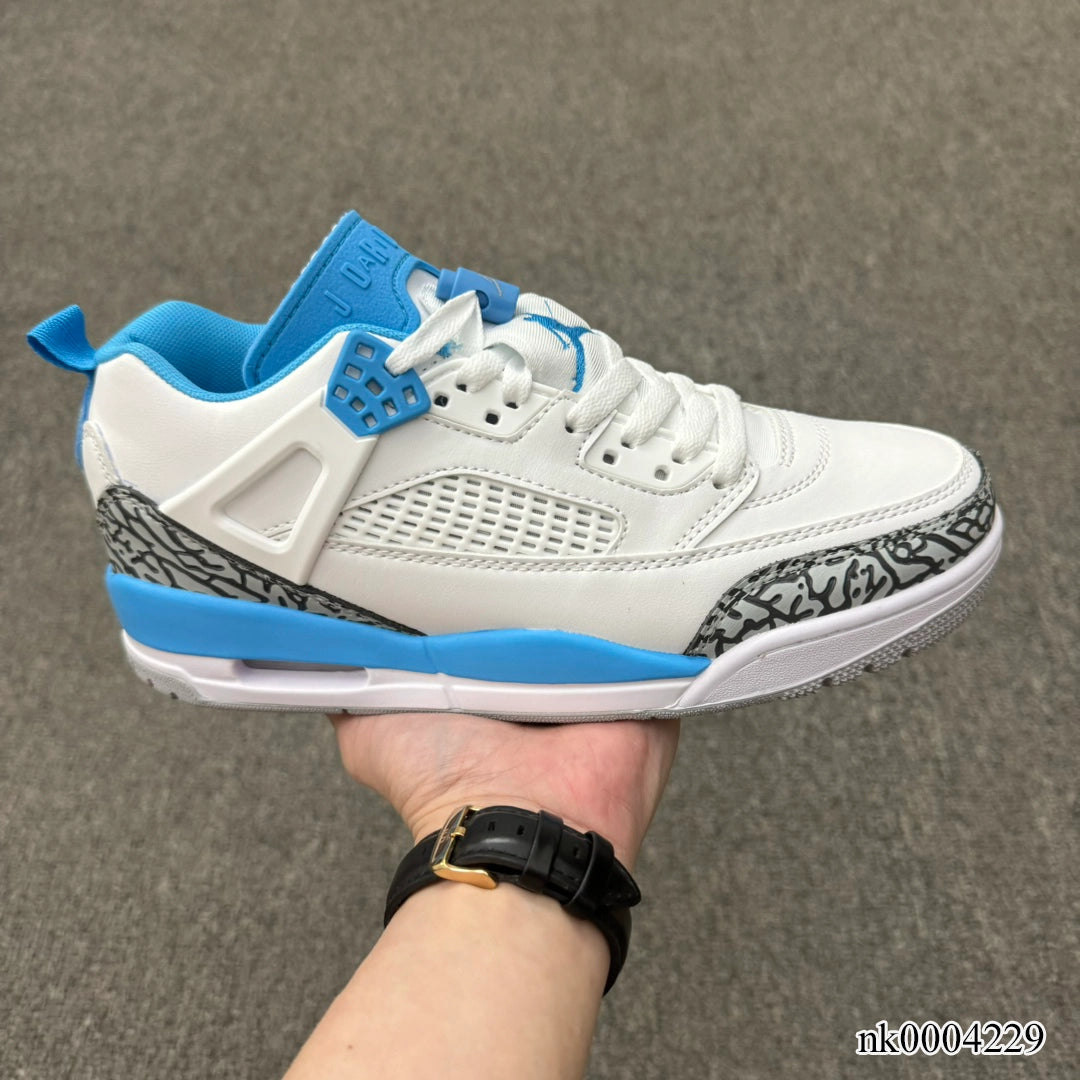 AJ Spizike Low UNC White Shoes