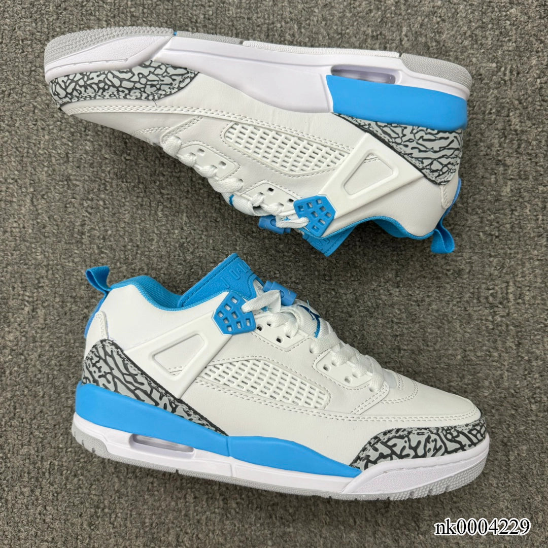 AJ Spizike Low UNC White Shoes